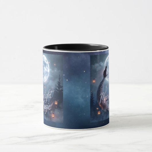Moonlight Magic – Enchanted Halloween Mug Design Mok (Midden)