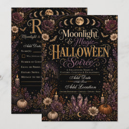 Moonlight & Magic Halloween Soirée Uitnodiging