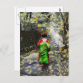 Moonlight Maiko briefkaart (Voorkant / Achterkant)