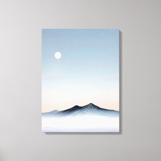 Moonlight Majesteit Canvas Afdruk (Voorkant)
