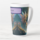 Moonlight_ Meadow_ Fairies Latte Mok (Rechterhoek)