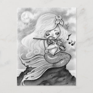 Moonlight Mermaid Violin Sonata Briefkaart