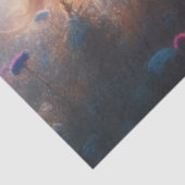 Moonlight met wilde bloemen tissuepapier (Detail)