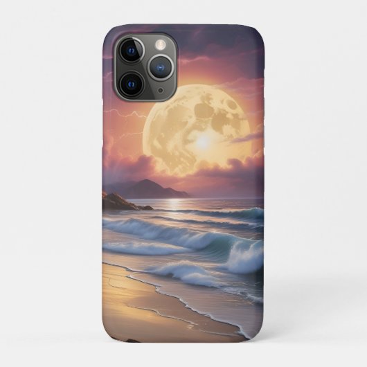 Moonlight Midnight Beach 6 Case-Mate iPhone Case (Achterkant)