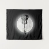 Moonlight Natuur Guitar Wandkleed (Voorkant (horizontaal))