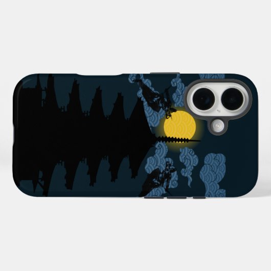 Moonlight Ninja Case-Mate iPhone Case (Achterkant (horizontaal))