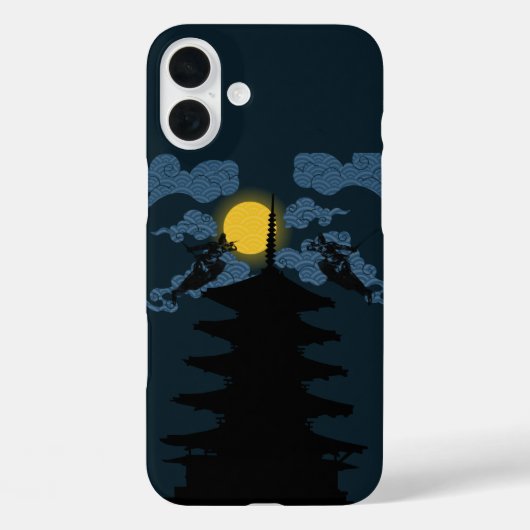 Moonlight Ninja Phone Case (Achterkant)