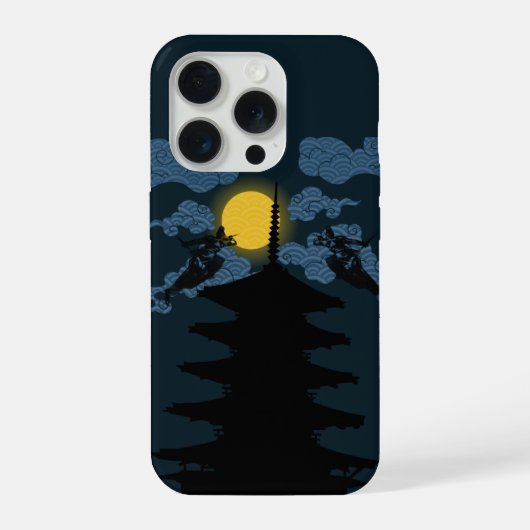 Moonlight Ninja Phone case iPhone Hoesje (Achterkant)