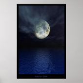 Moonlight Ocean - Special Edition Poster (Voorkant)