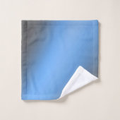 Moonlight Ombre grijs en blauw Bad Handdoek (Wasdoekje)
