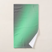 Moonlight Ombre grijs en groen Bad Handdoek (Handdoek)