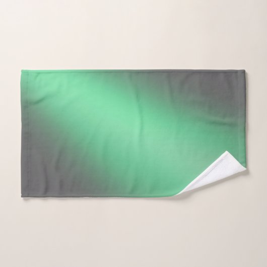 Moonlight Ombre grijs en groen Bad Handdoek (Handdoek)