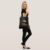 Moonlight op Clouds Night Sky Foto gepersonaliseer Tote Bag (Op model)