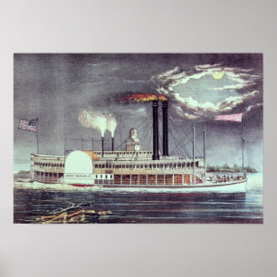 Moonlight op de Mississippi Poster