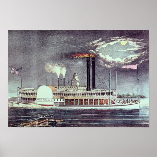 Moonlight op de Mississippi Poster (Voorkant)