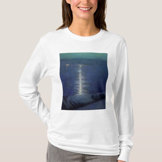 Moonlight op de rivier, 1919 t-shirt (Voorkant)