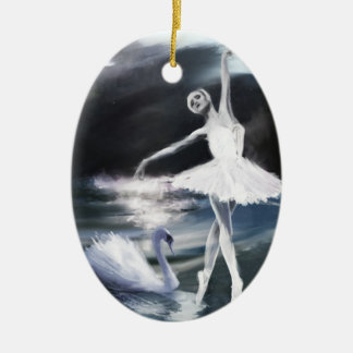Moonlight op het Ornament van het meer van Swan