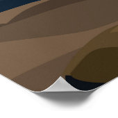 Moonlight op het strand poster (Hoek)