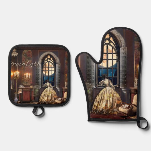 Moonlight Ovenwant & Pannenlap Set (Voorkant)