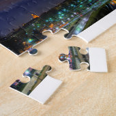 Moonlight over Eiffel Tower-puzzel Legpuzzel (Zijkant)