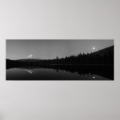 Moonlight over Mt. Hood, Oregon Poster (Voorkant)