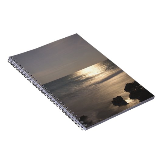 Moonlight over oceaan notitieboek (Rechterzijde)