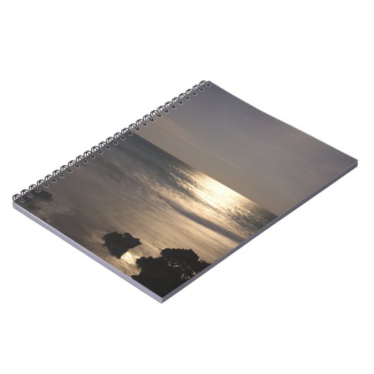 Moonlight over oceaan notitieboek (Linkerzijde)