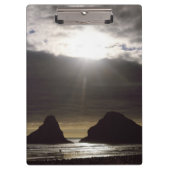 Moonlight over Ocean Rocks Oregon Klembord (Voorkant)