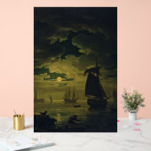 Moonlight Over Palermo High-Fidelity Fine Art  Acryl Bord (Huwelijk)