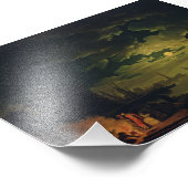 Moonlight Over Palermo High-Fidelity Fine Art  Foto Afdruk (Hoek)