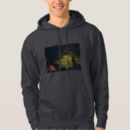 Moonlight Over Palermo High-Fidelity Fine Art Hoodie
