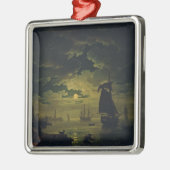 Moonlight Over Palermo High-Fidelity Fine Art Metalen Ornament (Links)