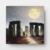 Moonlight over Stonehenge Digital Art-tablet Fotoplaat (Voorkant)