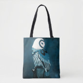 Moonlight Owl Art Tote Bag (Voorkant)
