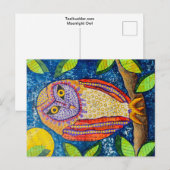 Moonlight Owl Briefkaart (Voorkant / Achterkant)