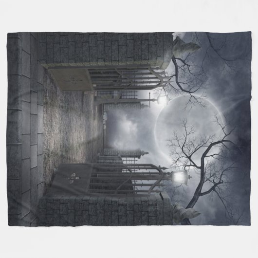 Moonlight-pad Fleece Deken (Voorkant (Horizontaal))