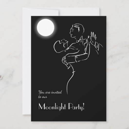  Moonlight Partij Halloween Kaart (Voorkant)