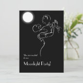  Moonlight Partij Halloween Kaart (Staand voorkant)