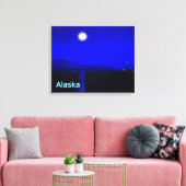Moonlight Passage Canvas Afdruk (Insitu (Woonkamer))