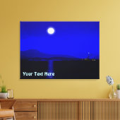 Moonlight Passage Canvas Afdruk (Insitu (Woonkamer))