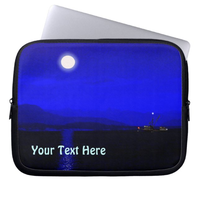Moonlight Passage Laptop Sleeve (Voorkant)