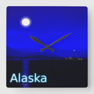 Moonlight Passage Vierkante Klok