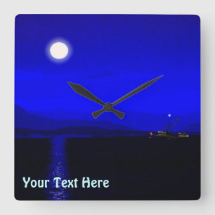 Moonlight Passage Vierkante Klok