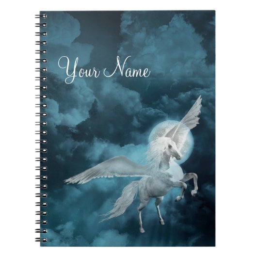 Moonlight pegasus notitieboek (Voorkant)