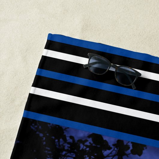 Moonlight Pirates Ship Beach Towel Strandlaken (In situ)