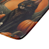 Moonlight Pompoen Patch Gepersonaliseerde Hallowee Snijplank (Hoek)