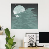 Moonlight Poster (Thuiskantoor)
