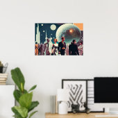 Moonlight-poster (met Logo aan de tekentafel) Poster (Thuiskantoor)