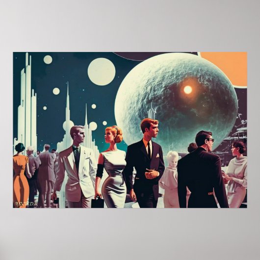 Moonlight-poster (met Logo aan de tekentafel) Poster (Voorkant)