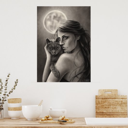 Moonlight-Poster Poster (Keuken)